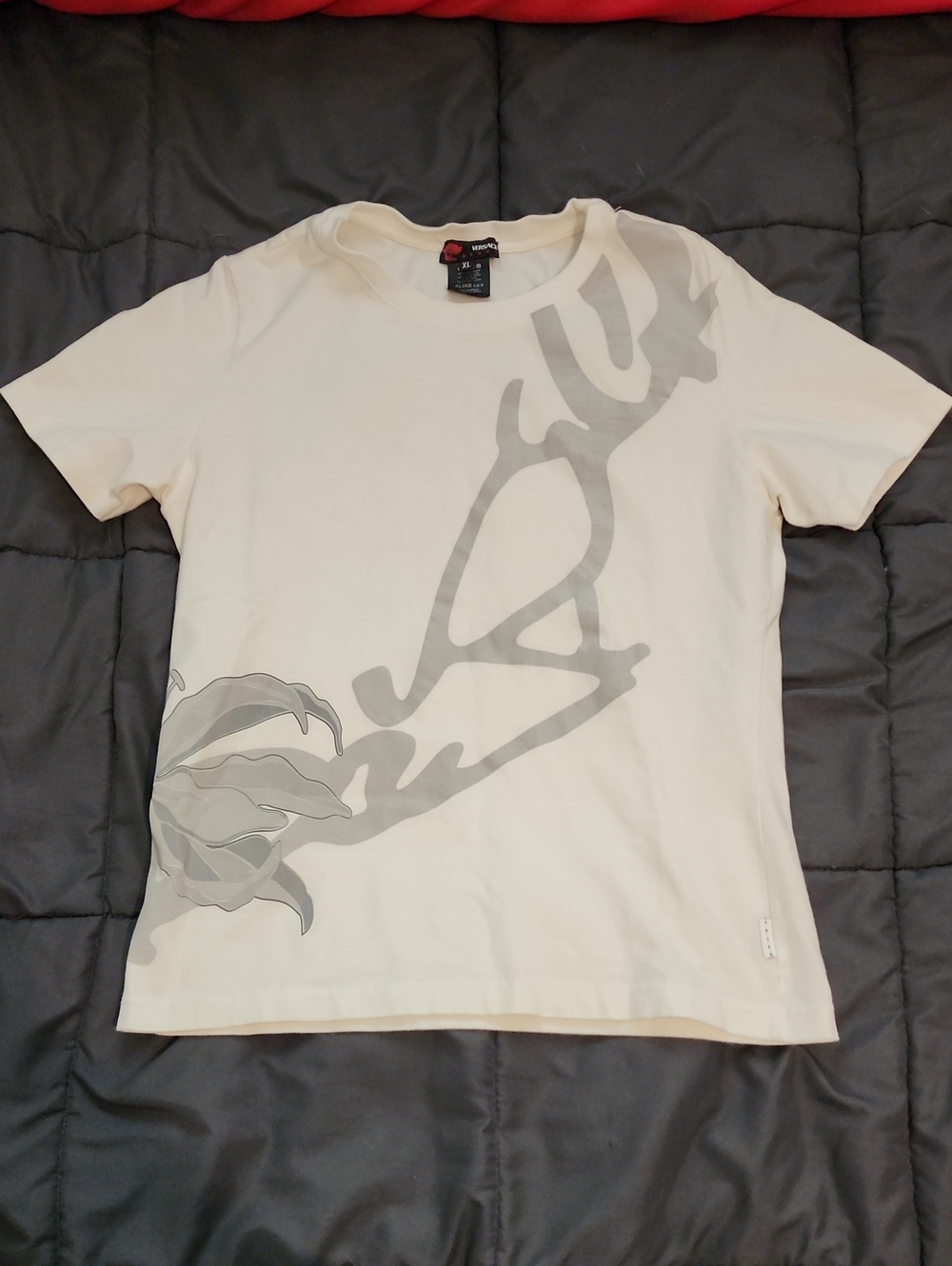 Authentic Versace White Tee Size Small